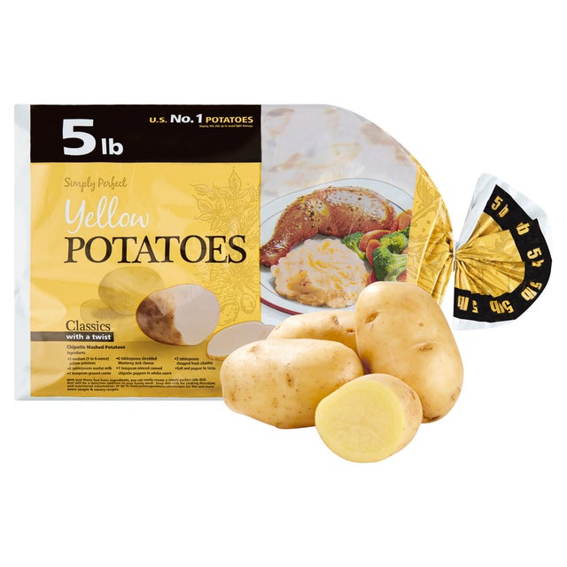 Russet Potatoes Whole Fresh, 5 lb Bag 